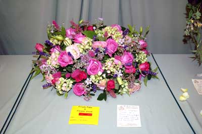 Some of the class winners in the Flower Show