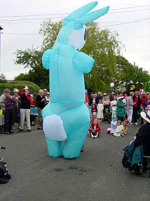 Mr Giant's inflatable friend