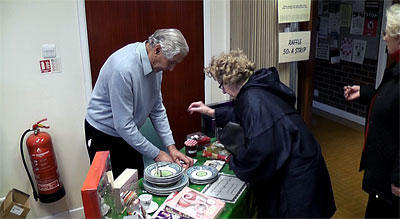 Roy Norkett was in charge of the Raffle that will help fund The Meeting Place in 2012