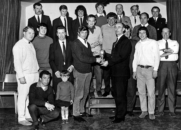Trophy presentation 1970