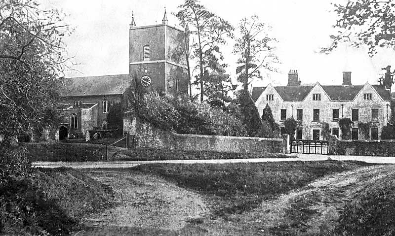 Froyle Place with St. Mary's Church