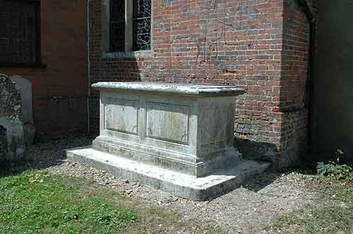 The restored Royall tomb