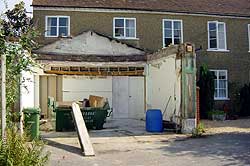The frontage removed