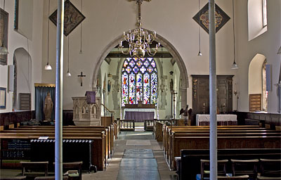 The interior of St. Mary's 1998